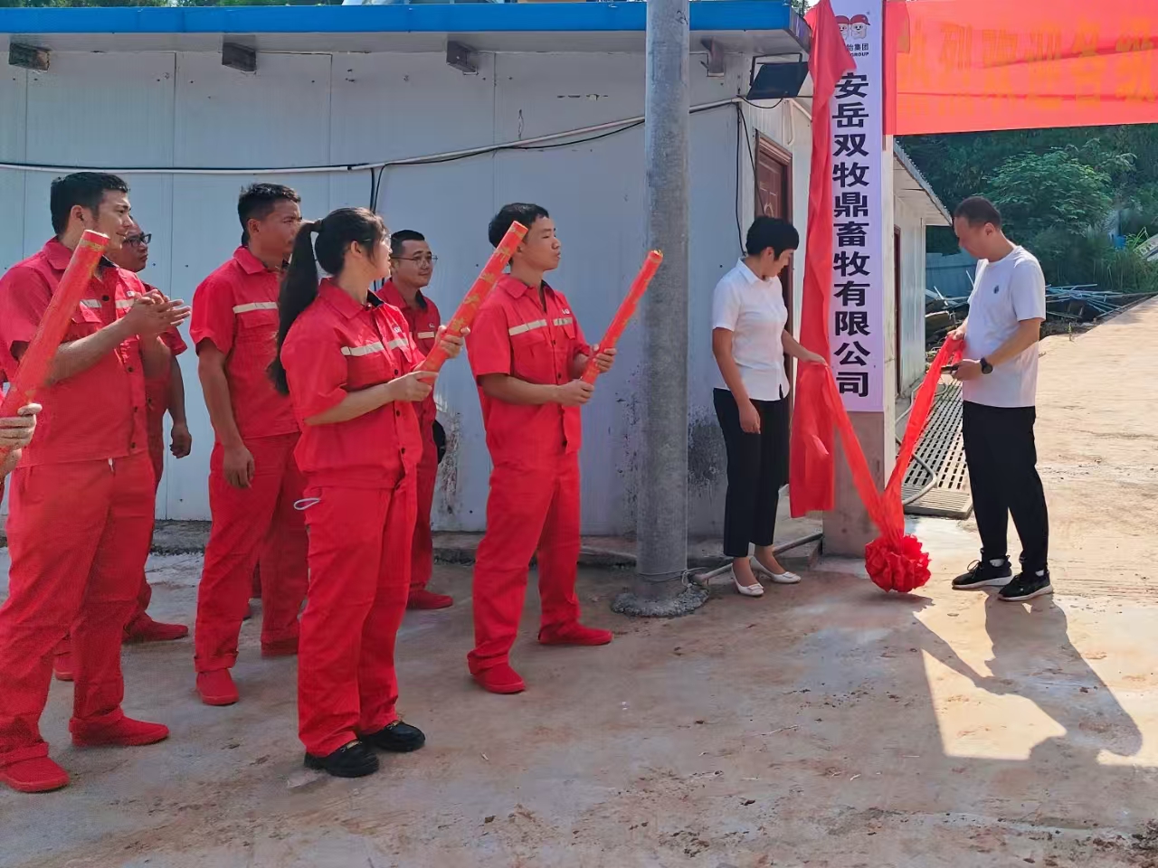 四川安岳县楼房养猪项目预计本月竣工