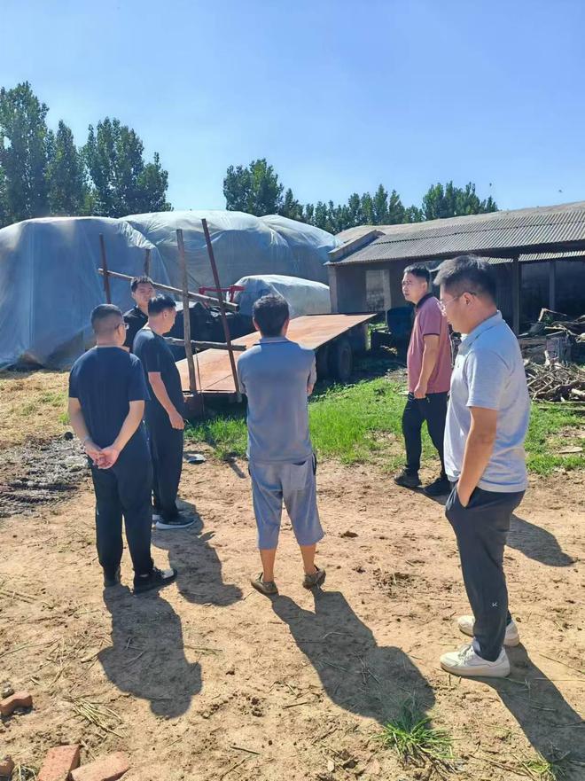 百尺河畜牧兽医站开展畜禽粪污处理检查工作凯发旗舰厅(图2)