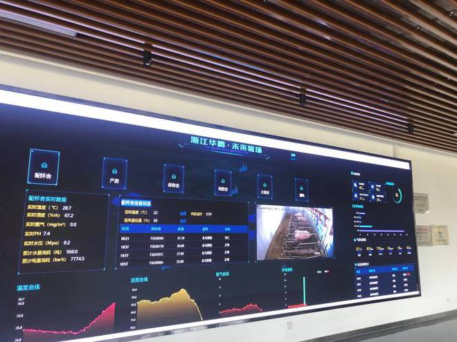 智能耳标监控数据机器人凯发国际巡检自动开空调地暖……桐乡养猪用上了“最强大脑”(图11)