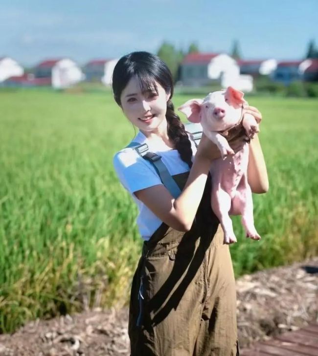 00后女生回应毕业去养猪场养猪享受简单生活(图2)