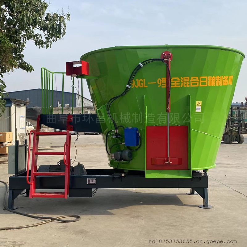 拉力机榜-环昌TMR饲料搅拌机械制造高精度电子称重液压马达驱动性能高