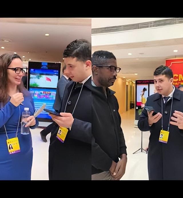 外媒记者戴千问AI眼镜参加两会：中国的科技太方凯发旗舰厅便了(图3)